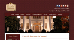 Desktop Screenshot of campbellfuneralservices.com